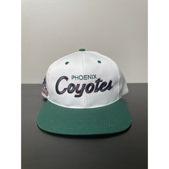 Phoenix Coyotes Sports Specialties Script Hat Vintage Snapback Arizona Twill NHL - Picture 1 of 10